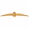 Ekena Millwork Bellingham Rough Sawn Timber Gable Bracket, Western Red Cedar, 72"W x 15"H x 2"D x 6"F, 5/12 Pitch GBW072X15X0206BEL00RWR - alternate 5